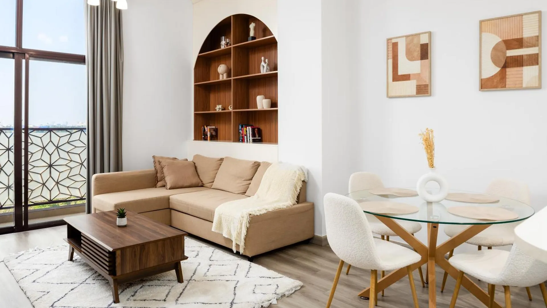 Waves - Elegant 1Br Near Metro & Dubai Creek Harbour Appartement 0*,
